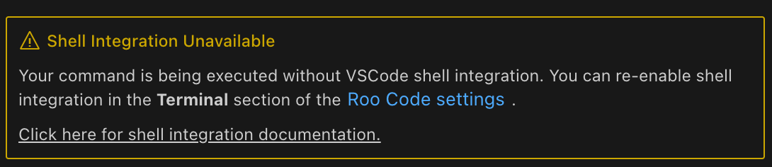 Command execution fallback notification example